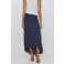 Mango midi rok met stippen - blauw