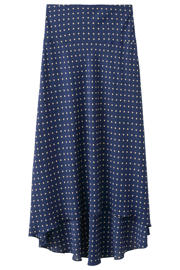 thumbnail: Mango midi rok met stippen - blauw