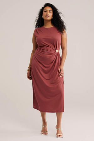 midi jurk Plus Size - oudroze
