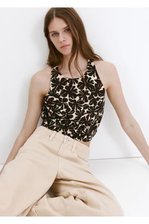 top met print - beige