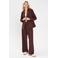 Cache Cache regular fit blazer - donkerbruin