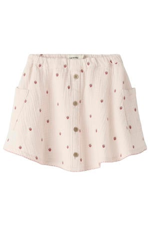 midi rok lichtroze