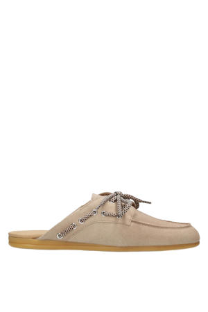 Loes suède clogs - beige