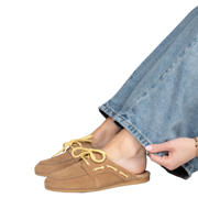 thumbnail: PS Poelman Loes suède clogs - camel