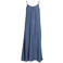 VILA maxi jurk - denimblauw