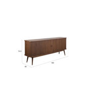 thumbnail: Zuiver  Barbier Dressoir 180 cm Walnoot Bruin