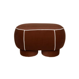 Marina Bank Ovaal 77,5 cm Rood