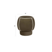 thumbnail: Housecraft Living  Marina Poef Rond 45 cm Groen