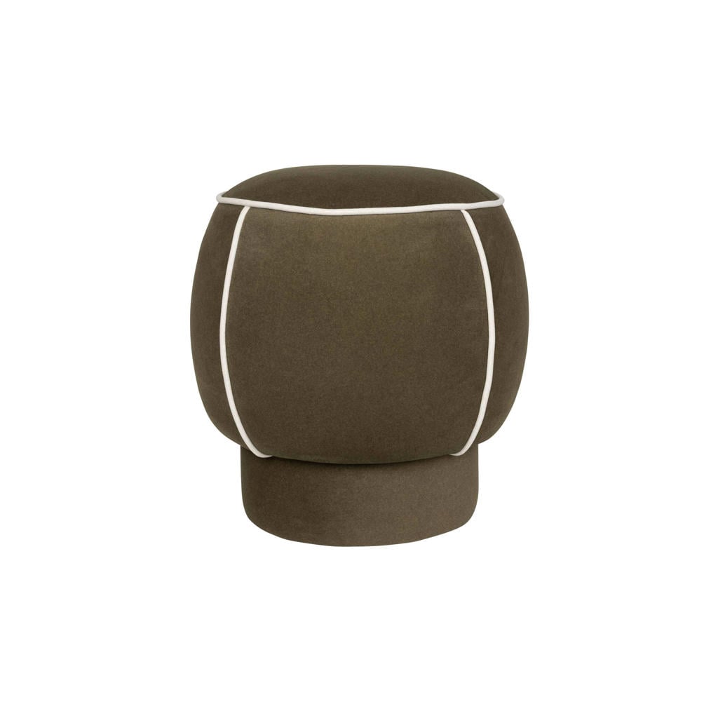 Housecraft Living Marina Poef Rond 45 cm Groen