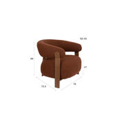 thumbnail: Housecraft Living  Robyn Fauteuil Bruin