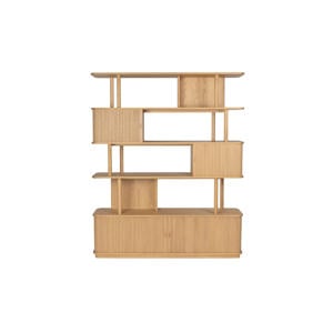 Barbier Boekenkast/ Wandkast Naturel