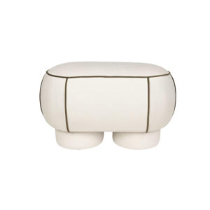 Marina Bank Ovaal 77,5 cm Wit