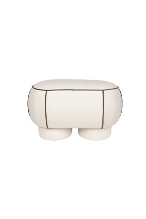 Marina Bank Ovaal 77,5 cm Wit