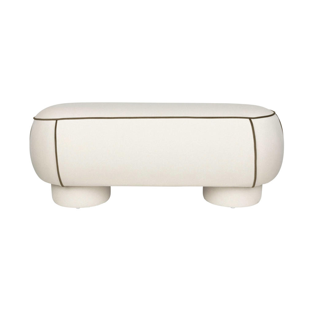 Housecraft Living Marina Bankje 121 cm Wit