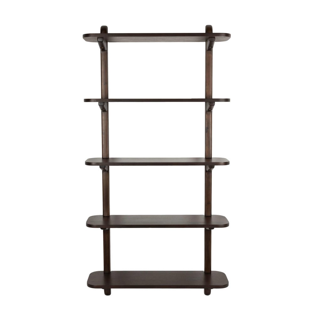 Zuiver Hogar Wandkast/ Wandplanken Donkerbruin