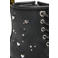 Dr. Martens 1460 Hs leren enkelboots met studs - zwart