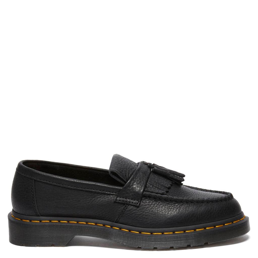 Zwarte heren Dr. Martens leren loafers met franjes -