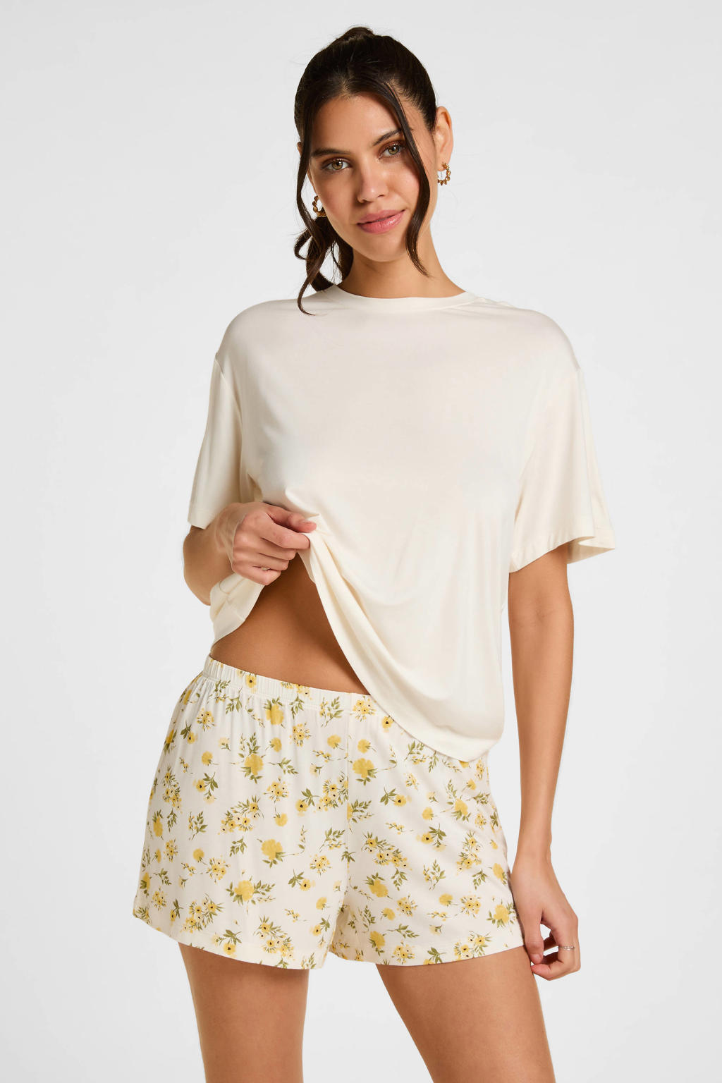 Hunkemöller Daisy shortama - wit
