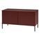 WOOOD WOOOD New Gravure Tv Meubel - Grenen - Bordeauxrood - 56x100x44
