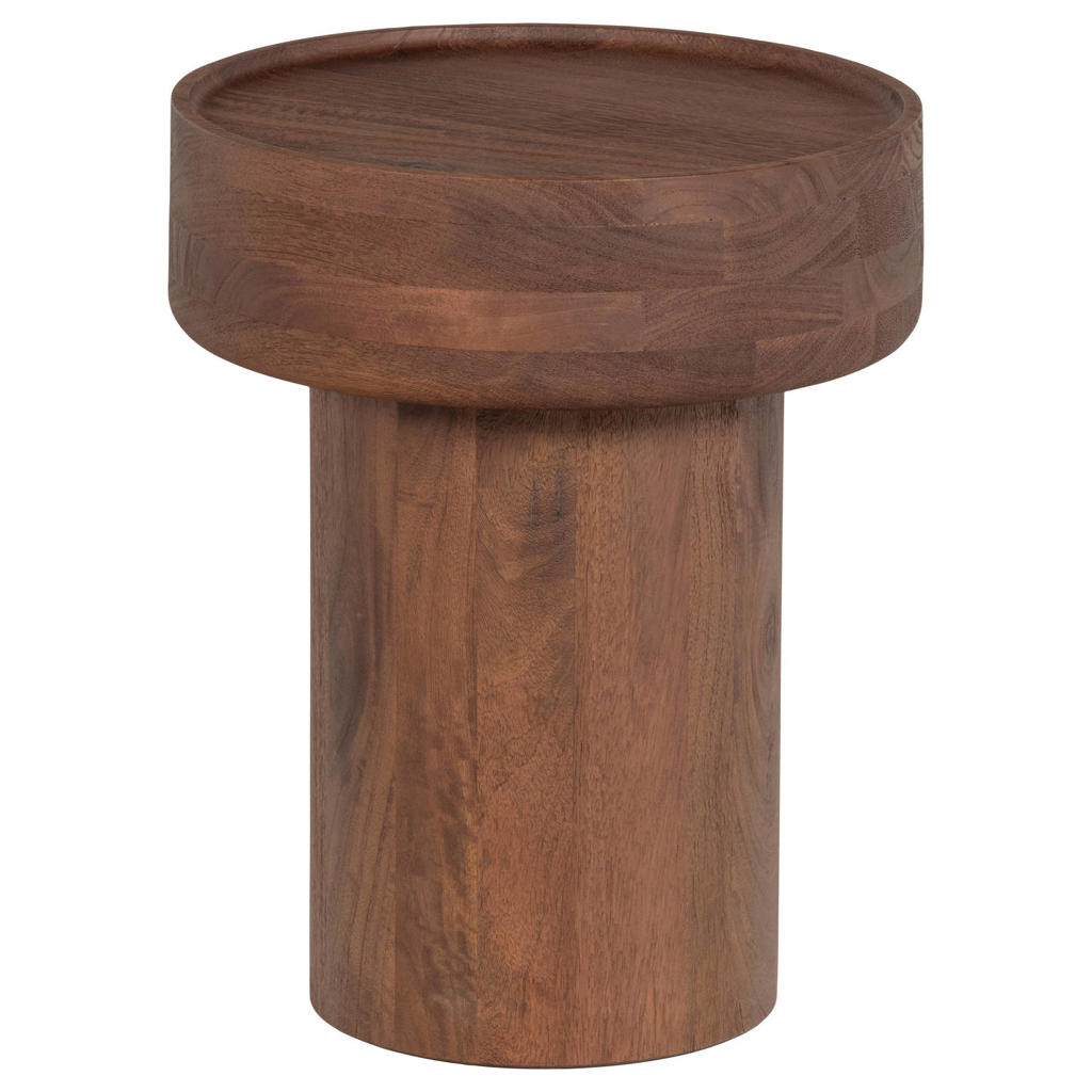 WOOOD WOOOD Dara Bijzettafel - Mangohout - Bruin - 50x40x40