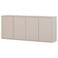 WOOOD WOOOD Merel Dressoir - Grenen - Bordeauxrood - 85x198x39,5 cm