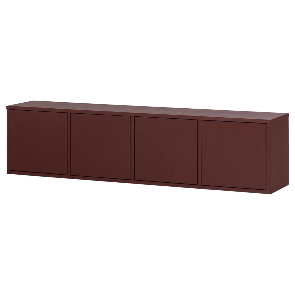 WOOOD Merel Tv Meubel - Grenen - Dust - 49,5x198x39,5 cm