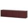 WOOOD WOOOD Merel Tv Meubel - Grenen - Bordeauxrood - 49,5x198x39,5 cm