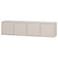 WOOOD WOOOD Merel Tv Meubel - Grenen - Bordeauxrood - 49,5x198x39,5 cm