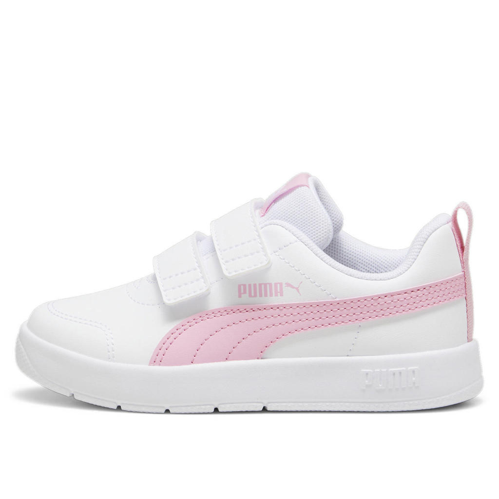 Puma Courtflex V3 V sneakers - wit/roze