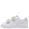 Puma Smash 3.0 imitatieleren sneakers - wit/lila
