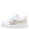 Puma Courtflex V3 imitatieleren sneakers - wit/lichtroze