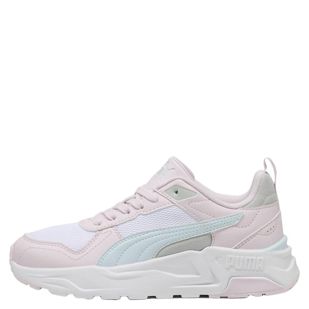 Lichtroze en lichtblauwe jongens en meisjes Puma Trinity 2 LT mesh sneakers - van mesh-pu/voering: mesh/voetbed: eva met veters