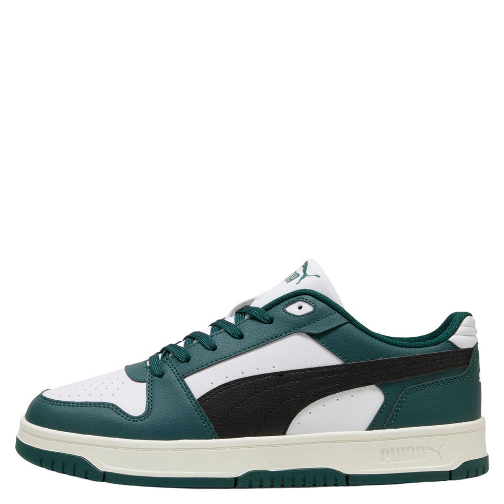 Puma Rebound Slam imitatieleren sneakers - donkergroen/wit
