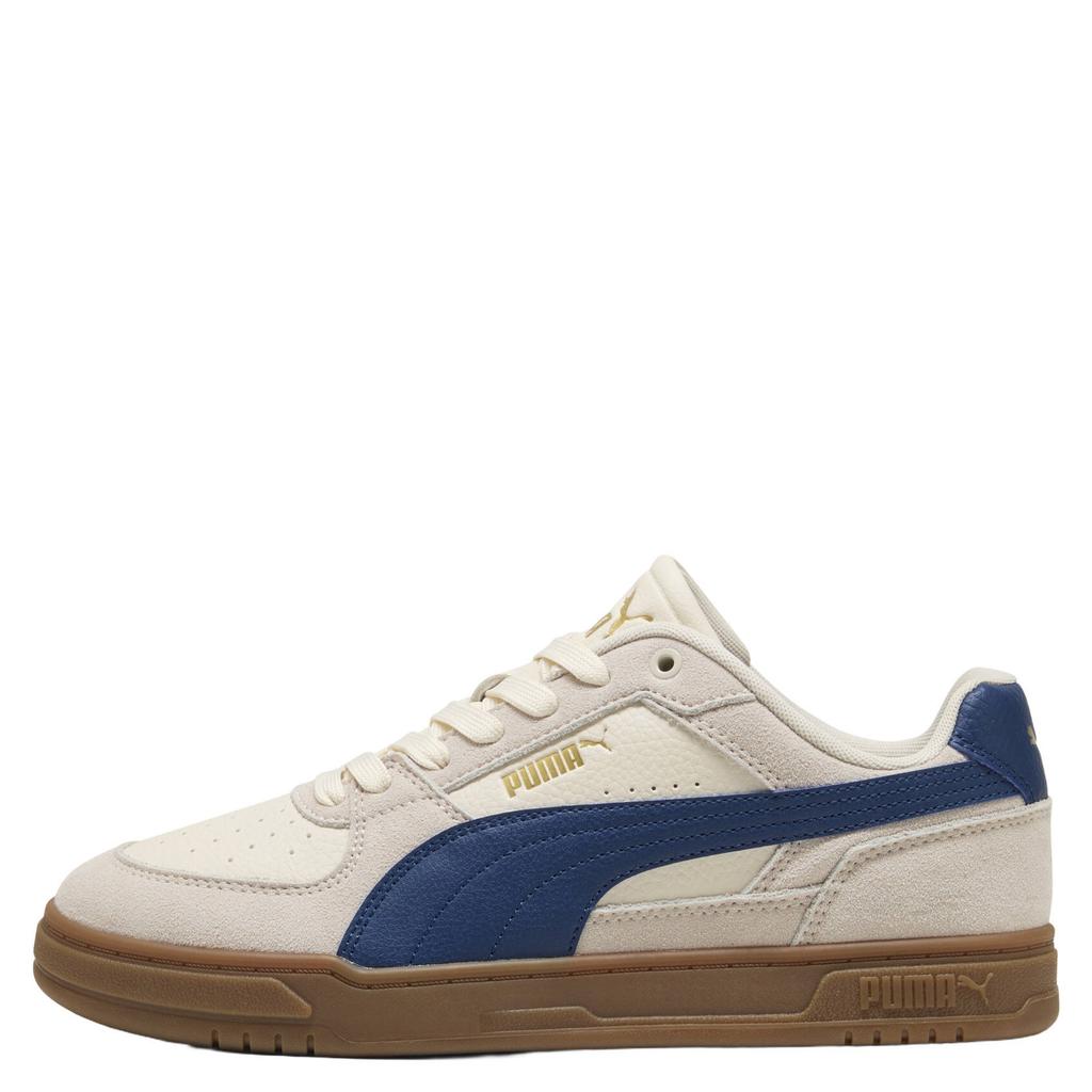 Donkerblauw en bruine unisex Puma Caven III Block sneakers met veters