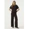Garcia wide leg broek - donkerbruin