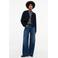 Tommy Hilfiger top met logo - donkerblauw/ecru