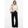 Tommy Hilfiger gebreide trui met kabels en wol - ecru