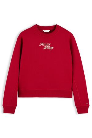 sweater met tekst - rood