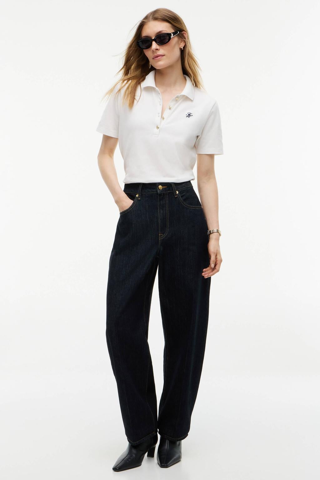 Tommy Hilfiger barrel jeans - donkerblauw