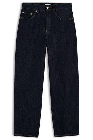 barrel jeans - donkerblauw