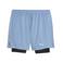 Puma 2-in-1 hardloopshort - lichtblauw