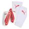 Puma Ultra light sleeve scheenbeschermers - wit/rood