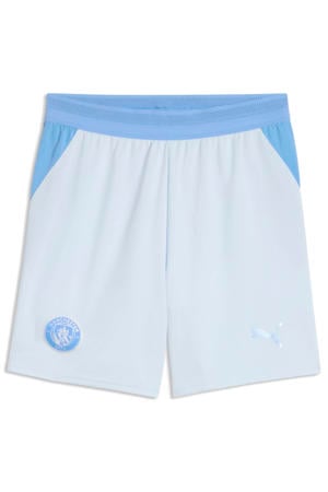 junior manchester city voetbalshort thuis - wit/lichtblauw