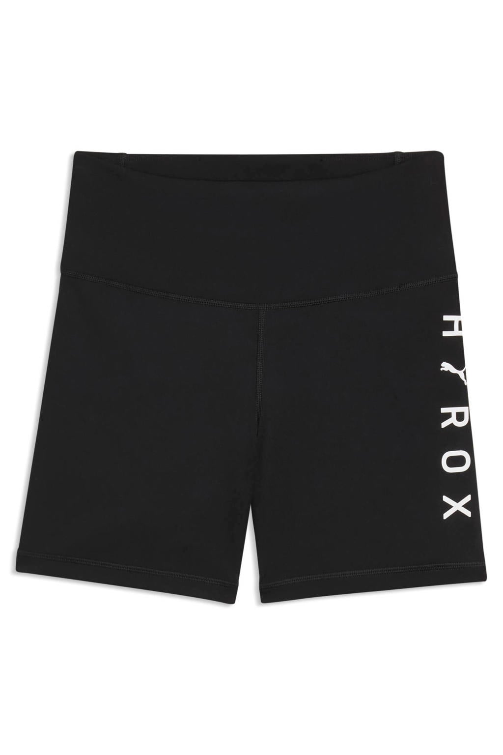 Zwarte dames Puma x Hyrox sportshort van polyester met slim fit en regular waist
