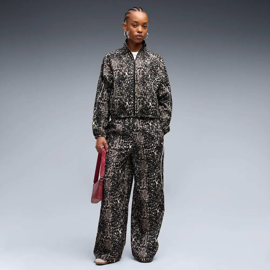 Puma bomberjack met dierenprint