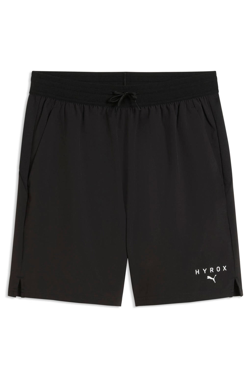 Zwarte heren Puma x Hyrox Powertrain sportshort van polyester met effen