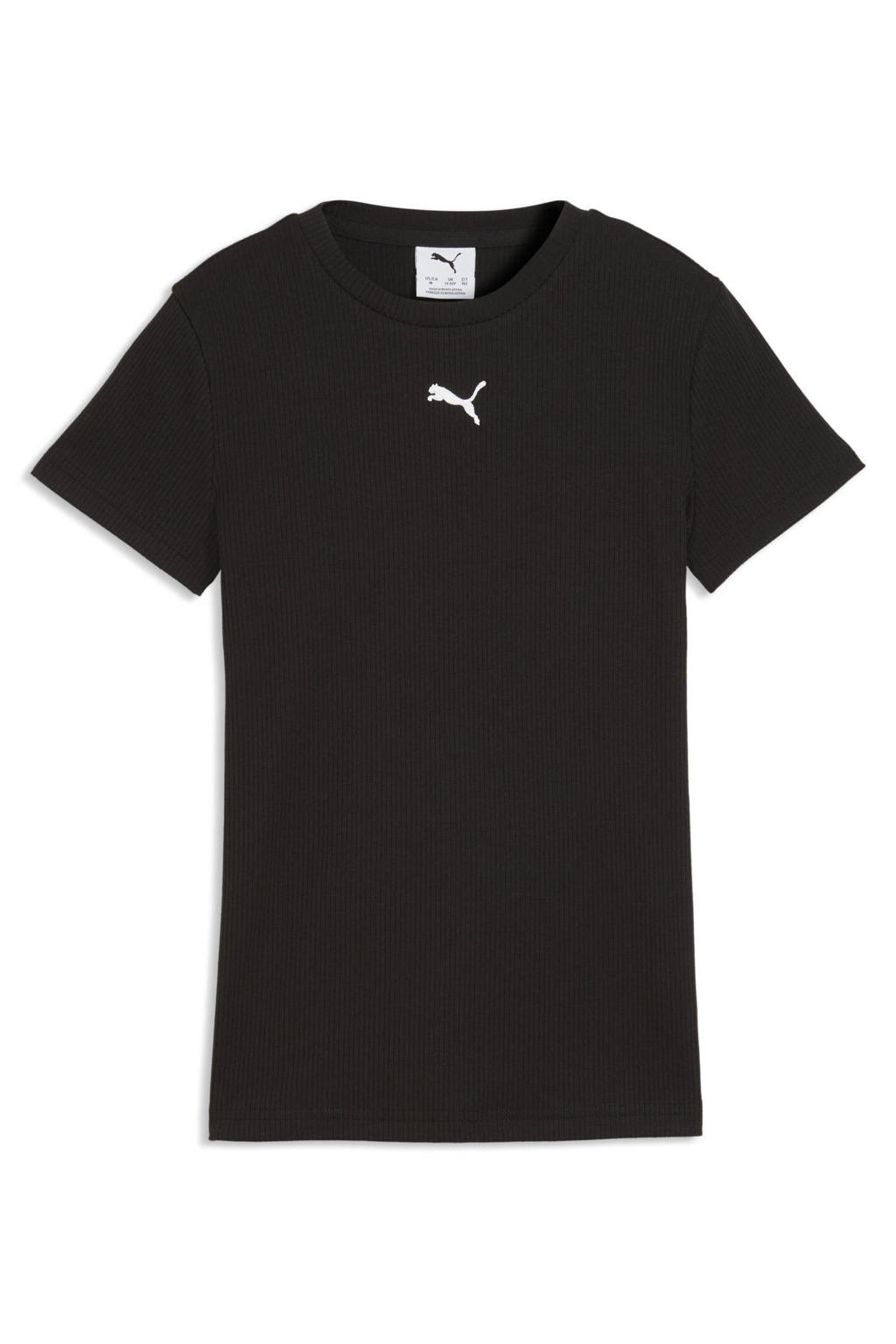 Puma Essential Elevated T-shirt met logo - zwart