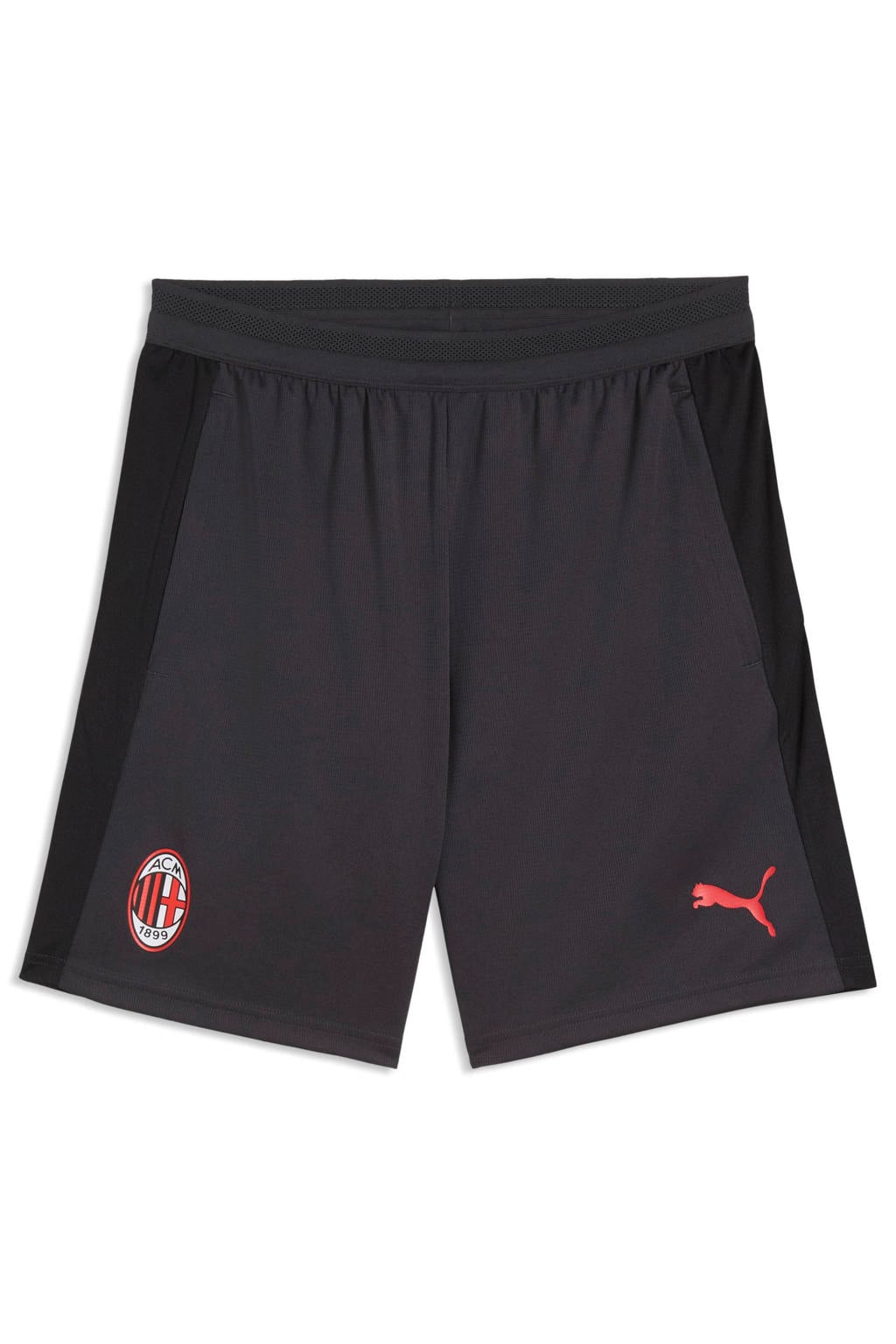 Donkergrijs en rode heren Puma Senior AC Milan van polyester