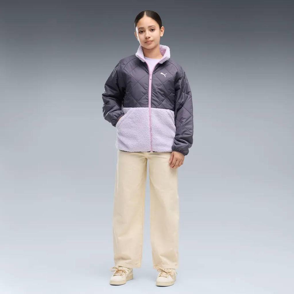 Puma quilted sherpa jas - paars/lila