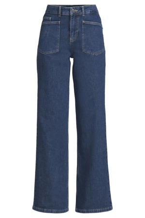straight leg jeans mid blue